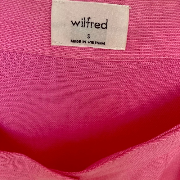 Wilfred Small Pink Linen Blouse - Picture 2 of 5